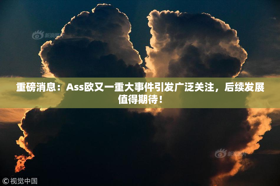 重磅消息：Ass欧又一重大事件引发广泛关注，后续发展值得期待！