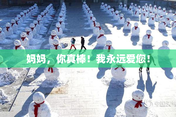 妈妈，你真棒！我永远爱您！