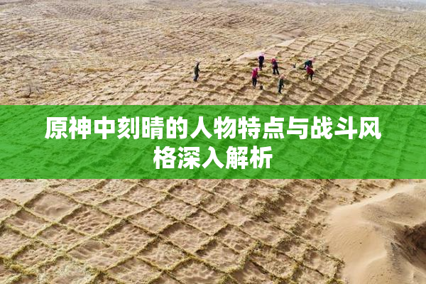原神中刻晴的人物特点与战斗风格深入解析
