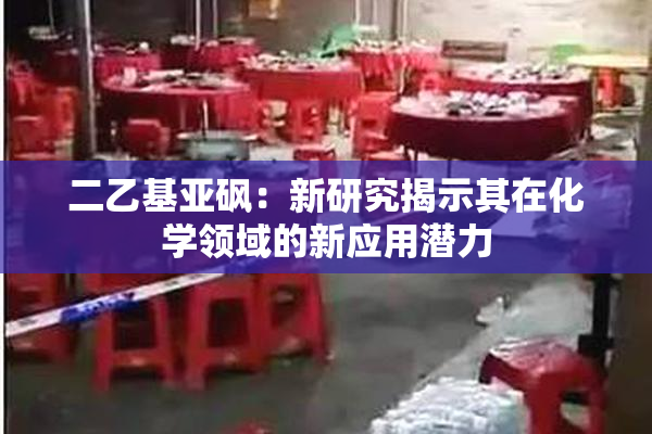 二乙基亚砜：新研究揭示其在化学领域的新应用潜力