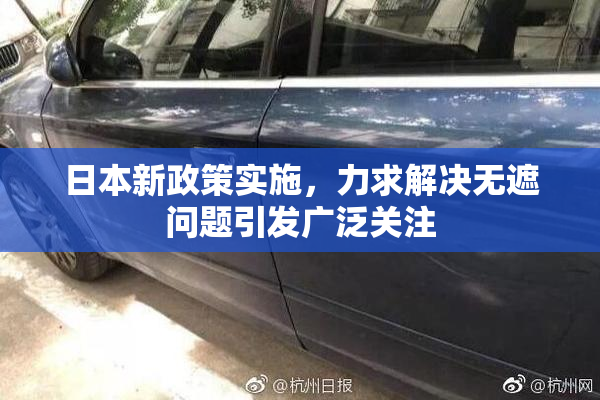 日本新政策实施，力求解决无遮问题引发广泛关注