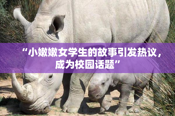 “小嫩嫩女学生的故事引发热议，成为校园话题”