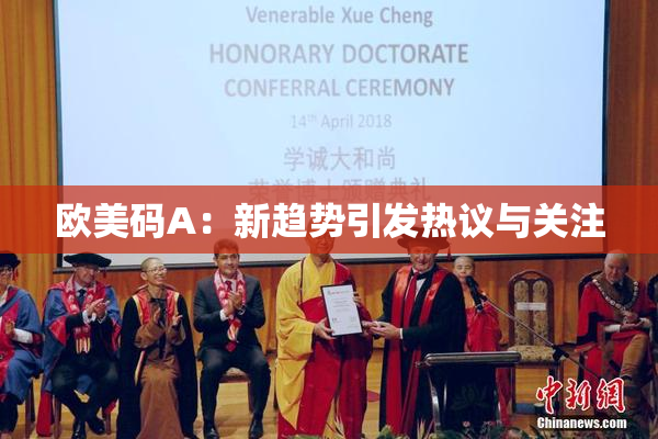 欧美码A：新趋势引发热议与关注