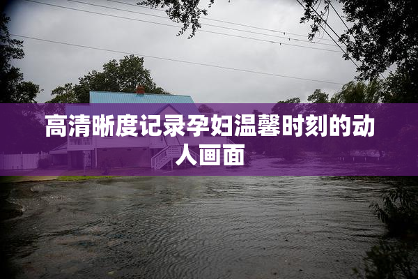 高清晰度记录孕妇温馨时刻的动人画面