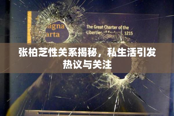 张柏芝性关系揭秘，私生活引发热议与关注