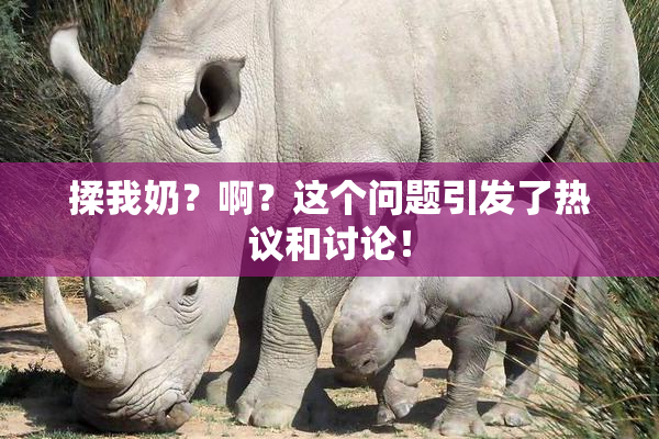 揉我奶？啊？这个问题引发了热议和讨论！