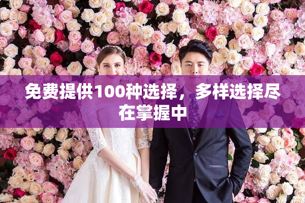 免费提供100种选择，多样选择尽在掌握中
