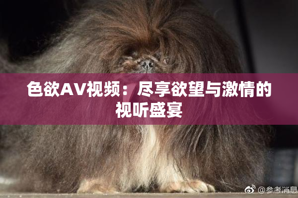 色欲AV视频：尽享欲望与激情的视听盛宴