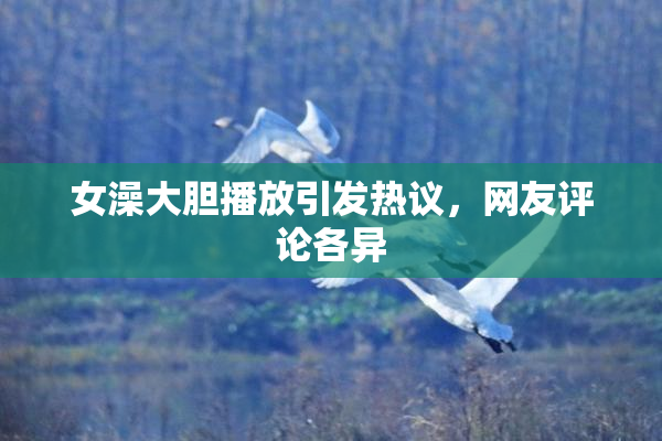 女澡大胆播放引发热议，网友评论各异