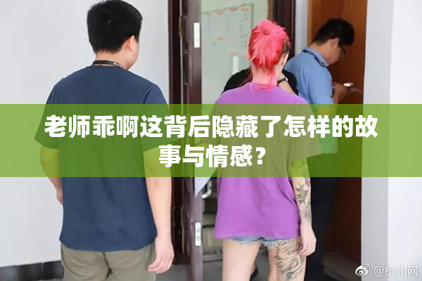 老师乖啊这背后隐藏了怎样的故事与情感？