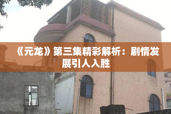 《元龙》第三集精彩解析：剧情发展引人入胜