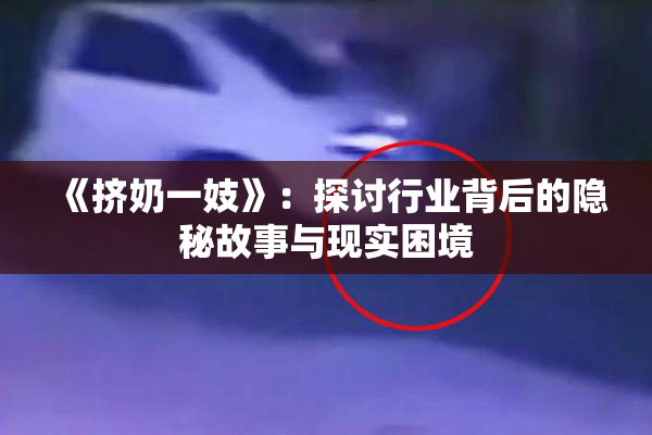 《挤奶一妓》：探讨行业背后的隐秘故事与现实困境