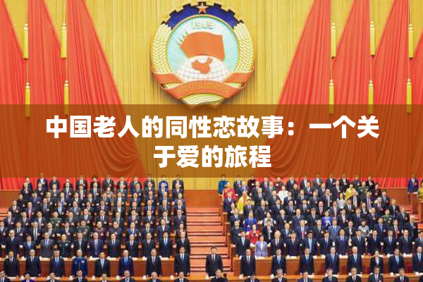中国老人的同性恋故事：一个关于爱的旅程