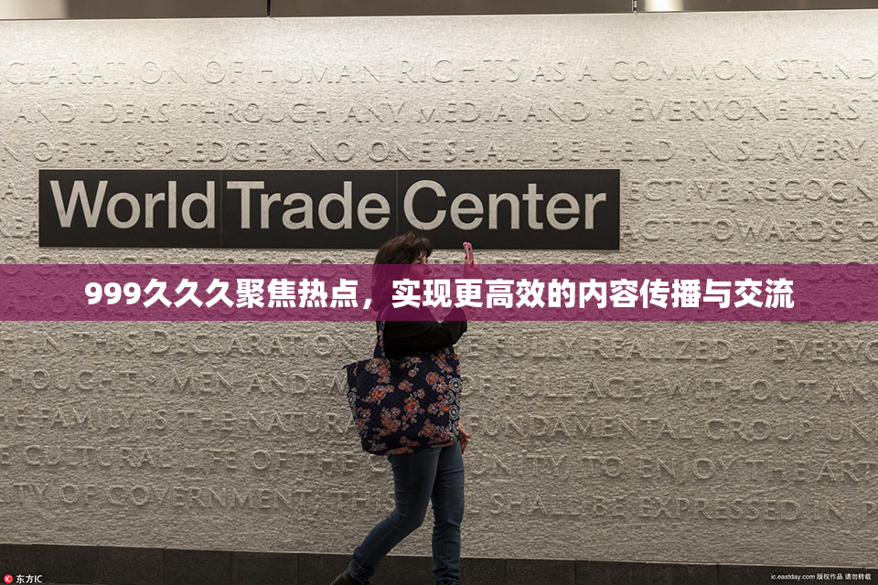 999久久久聚焦热点，实现更高效的内容传播与交流