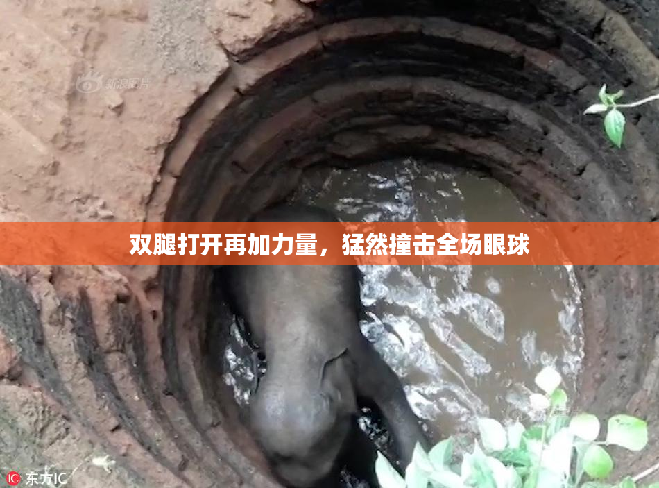 双腿打开再加力量，猛然撞击全场眼球