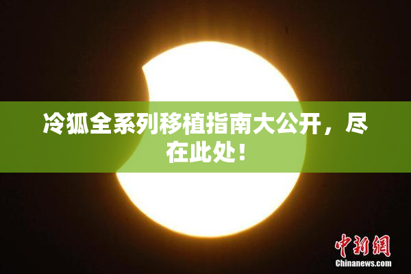冷狐全系列移植指南大公开，尽在此处！