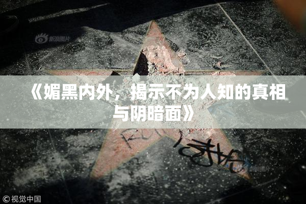 《媚黑内外，揭示不为人知的真相与阴暗面》