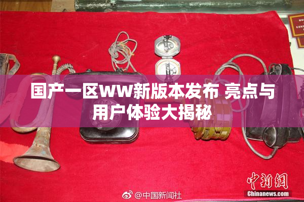 国产一区WW新版本发布 亮点与用户体验大揭秘