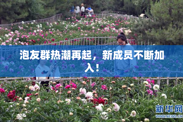 泡友群热潮再起，新成员不断加入！