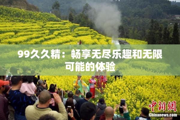99久久精：畅享无尽乐趣和无限可能的体验