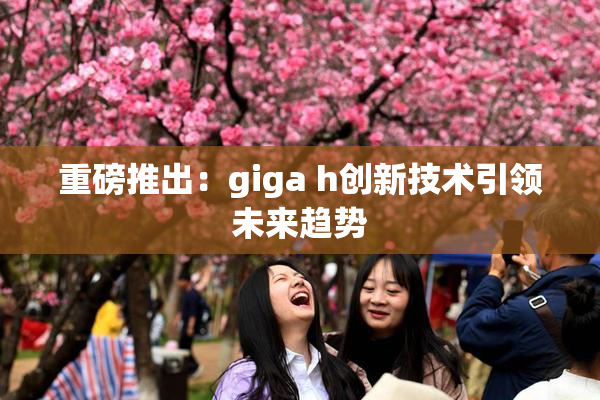 重磅推出：giga h创新技术引领未来趋势