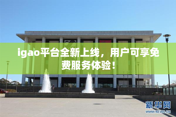 igao平台全新上线，用户可享免费服务体验！