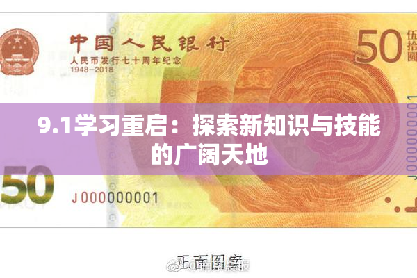 9.1学习重启：探索新知识与技能的广阔天地