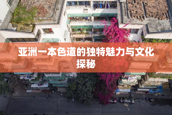 亚洲一本色道的独特魅力与文化探秘