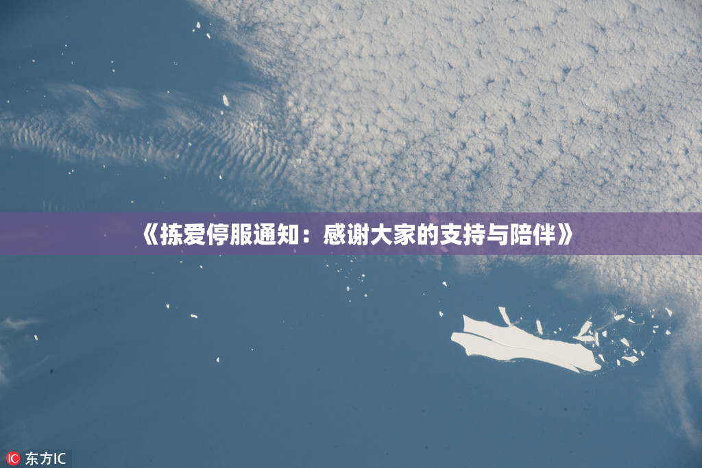 《拣爱停服通知：感谢大家的支持与陪伴》