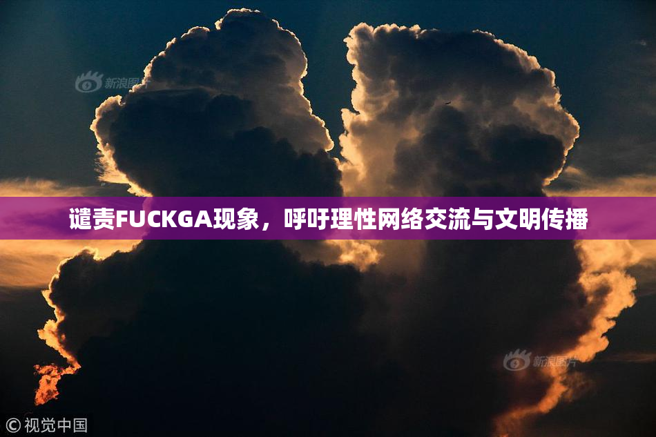 谴责FUCKGA现象，呼吁理性网络交流与文明传播