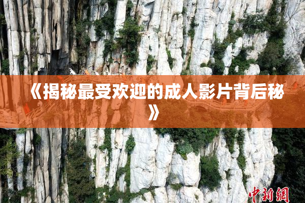 《揭秘最受欢迎的成人影片背后秘》