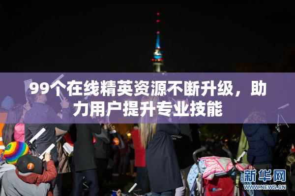 99个在线精英资源不断升级，助力用户提升专业技能