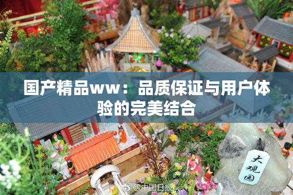 国产精品ww：品质保证与用户体验的完美结合