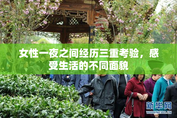 女性一夜之间经历三重考验，感受生活的不同面貌