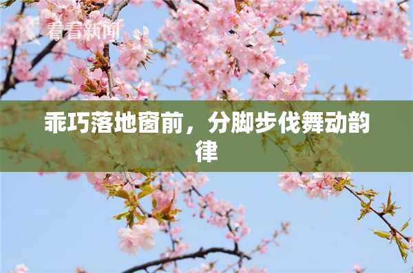 乖巧落地窗前，分脚步伐舞动韵律