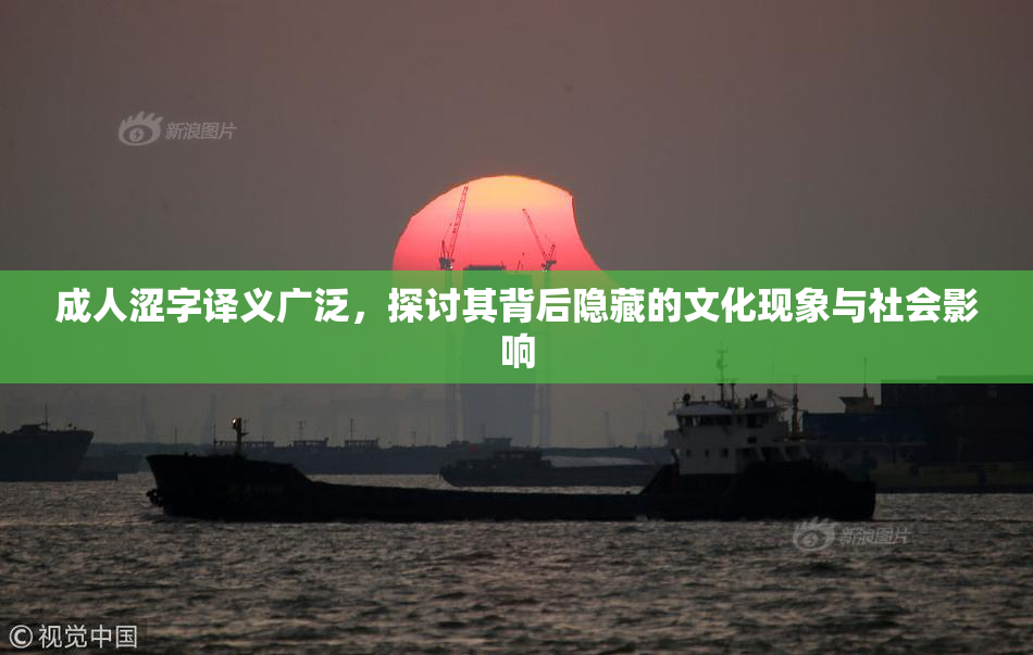 成人涩字译义广泛，探讨其背后隐藏的文化现象与社会影响