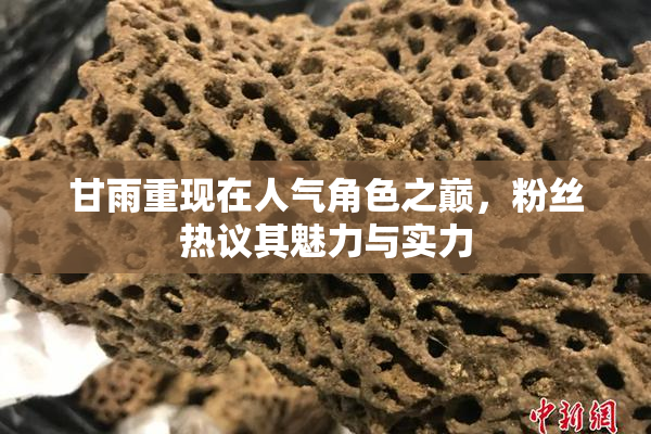 甘雨重现在人气角色之巅，粉丝热议其魅力与实力