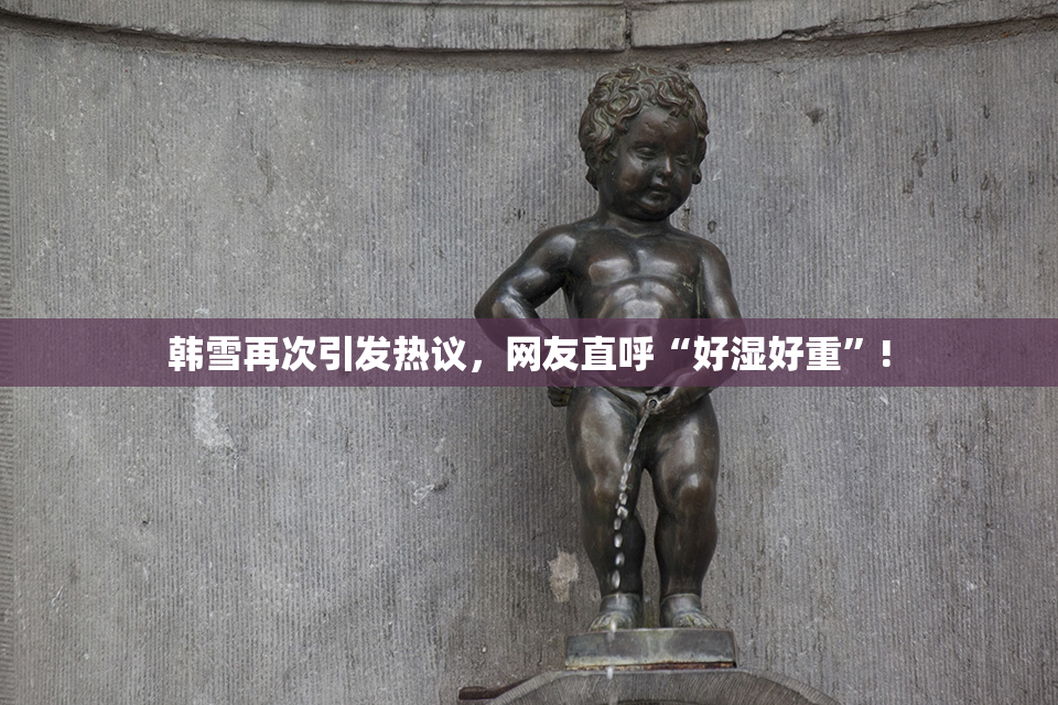 韩雪再次引发热议，网友直呼“好湿好重”!