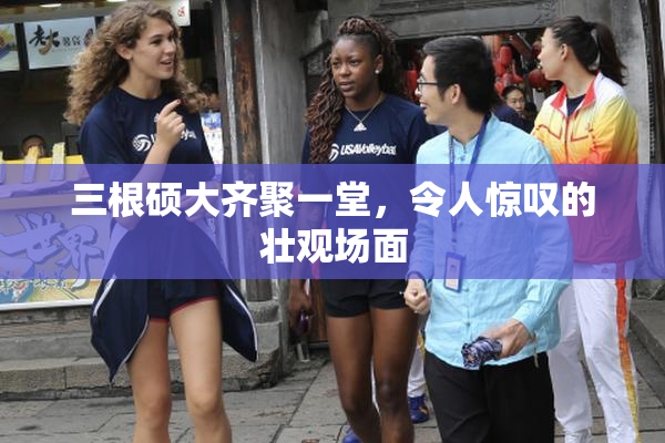 三根硕大齐聚一堂，令人惊叹的壮观场面