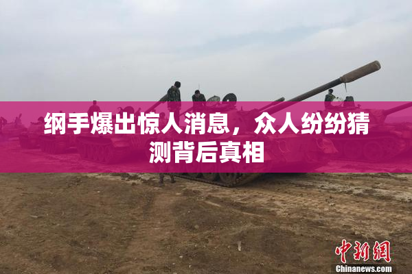 纲手爆出惊人消息，众人纷纷猜测背后真相