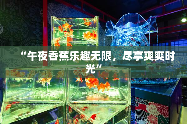“午夜香蕉乐趣无限，尽享爽爽时光”
