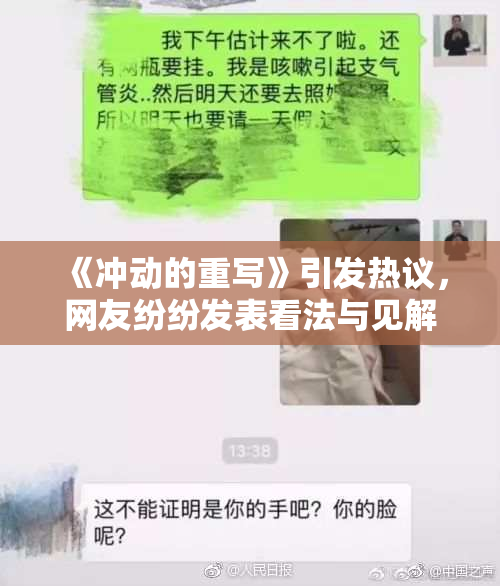 《冲动的重写》引发热议，网友纷纷发表看法与见解