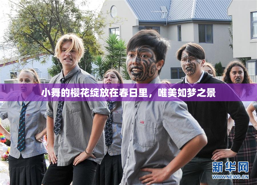 小舞的樱花绽放在春日里，唯美如梦之景