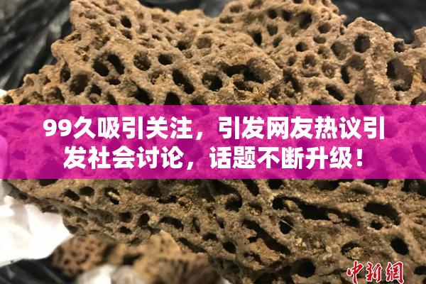 99久吸引关注，引发网友热议引发社会讨论，话题不断升级！
