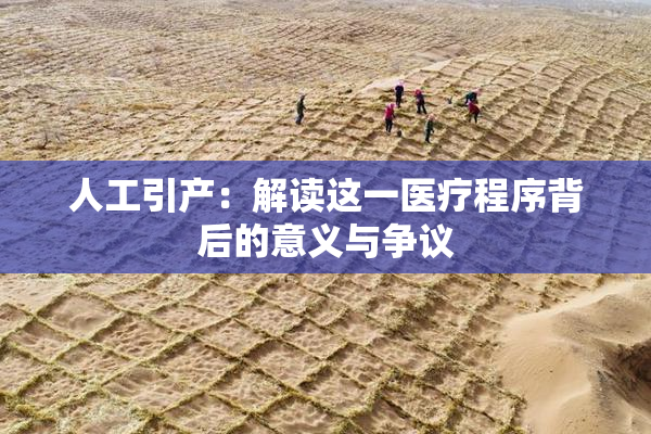 人工引产：解读这一医疗程序背后的意义与争议