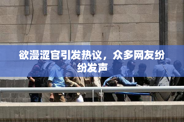 欲漫涩官引发热议，众多网友纷纷发声