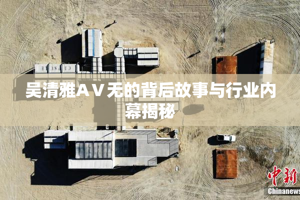 吴清雅AⅤ无的背后故事与行业内幕揭秘