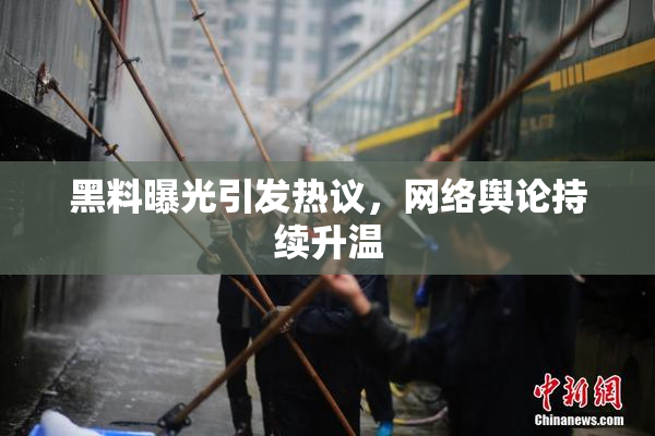 黑料曝光引发热议，网络舆论持续升温