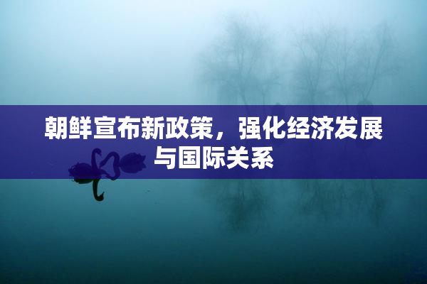 朝鲜宣布新政策，强化经济发展与国际关系