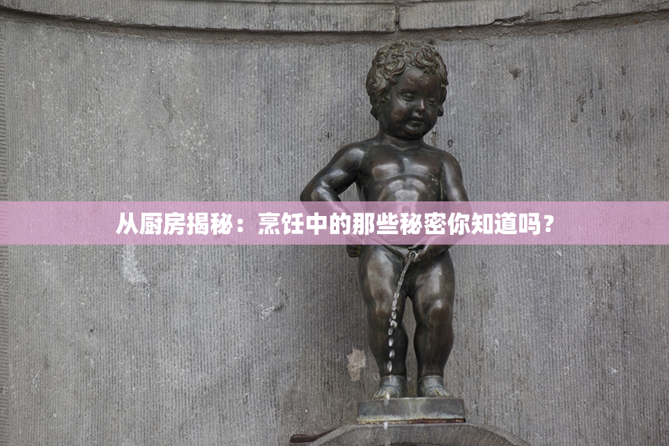 从厨房揭秘：烹饪中的那些秘密你知道吗？